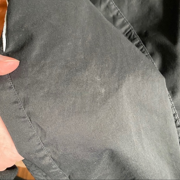 Women’s Emporio Armani black snap closure shirt 44 - Picture 13 of 14